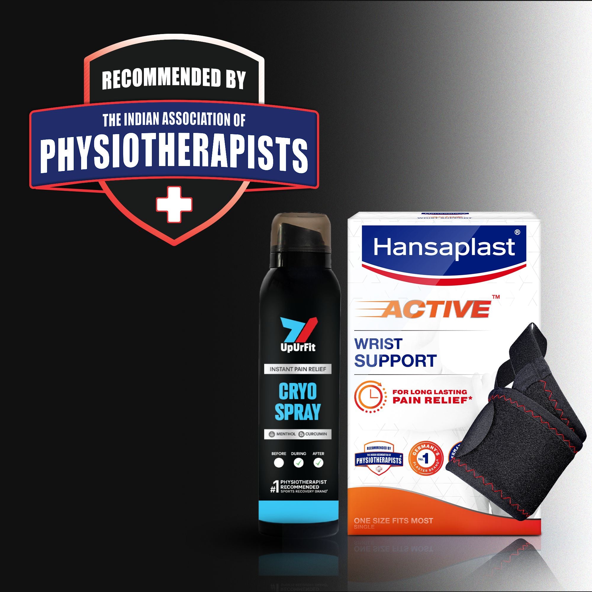 Wrist Recovery Kit (Cryo Spray + Wrist Support)