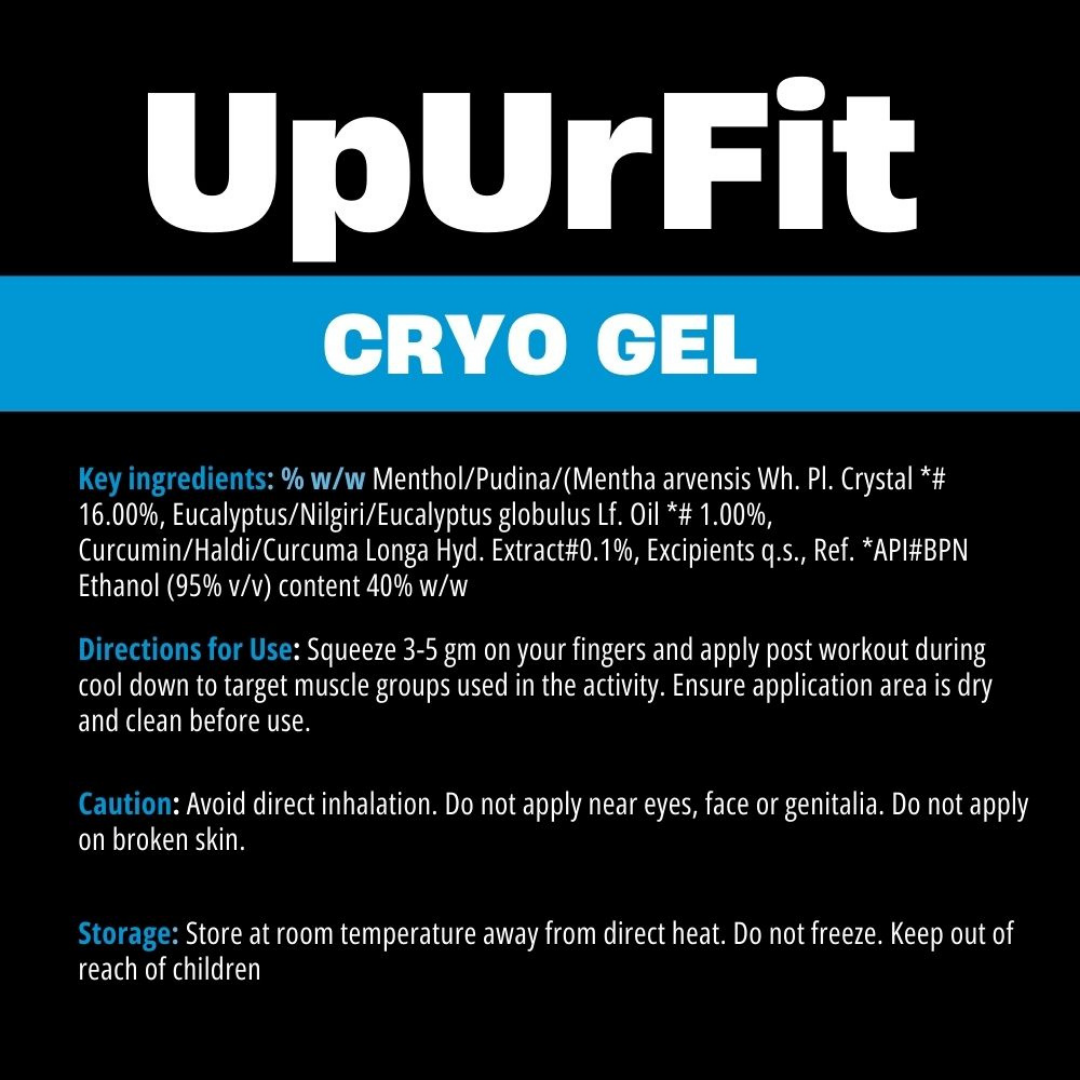 Cryo Cooling Gel | Post-Workout | Post-Sport | Pain Relief | Soreness Relief