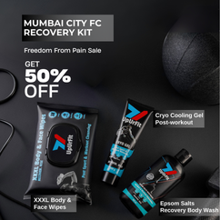 MCFC Recovery Kit - Cryo Gel + Epsom Salts Body Wash + 3XL B&F Wipes + Premium Pouch Free!