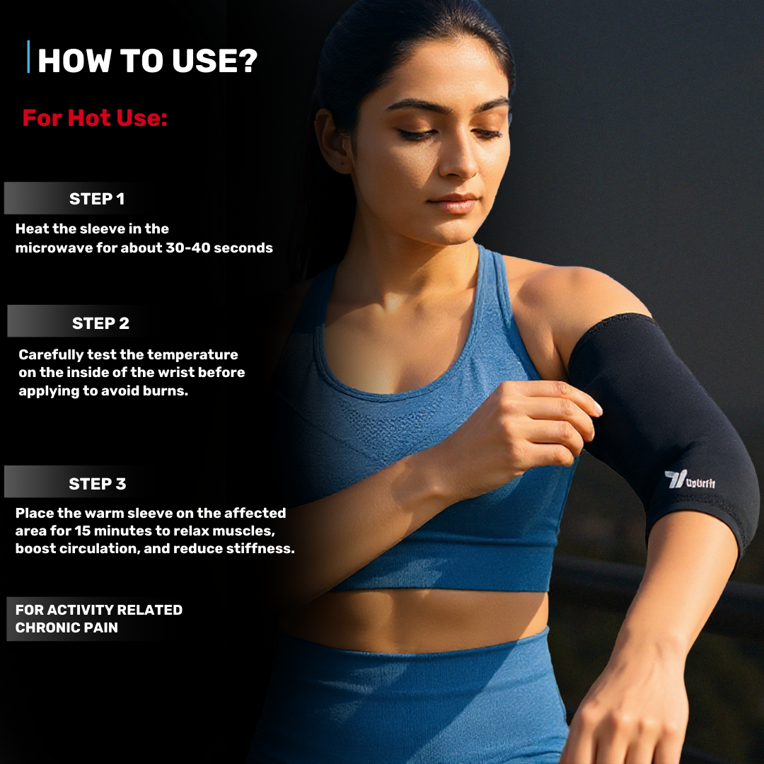 Hot & Cold Compression Sleeve - Elbow/ Knee/ Shins/ Ankle