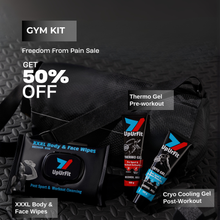  Gym Kit - Thermo Gel + Cryo Gel + 3XL B&F Wipes + Premium Pouch