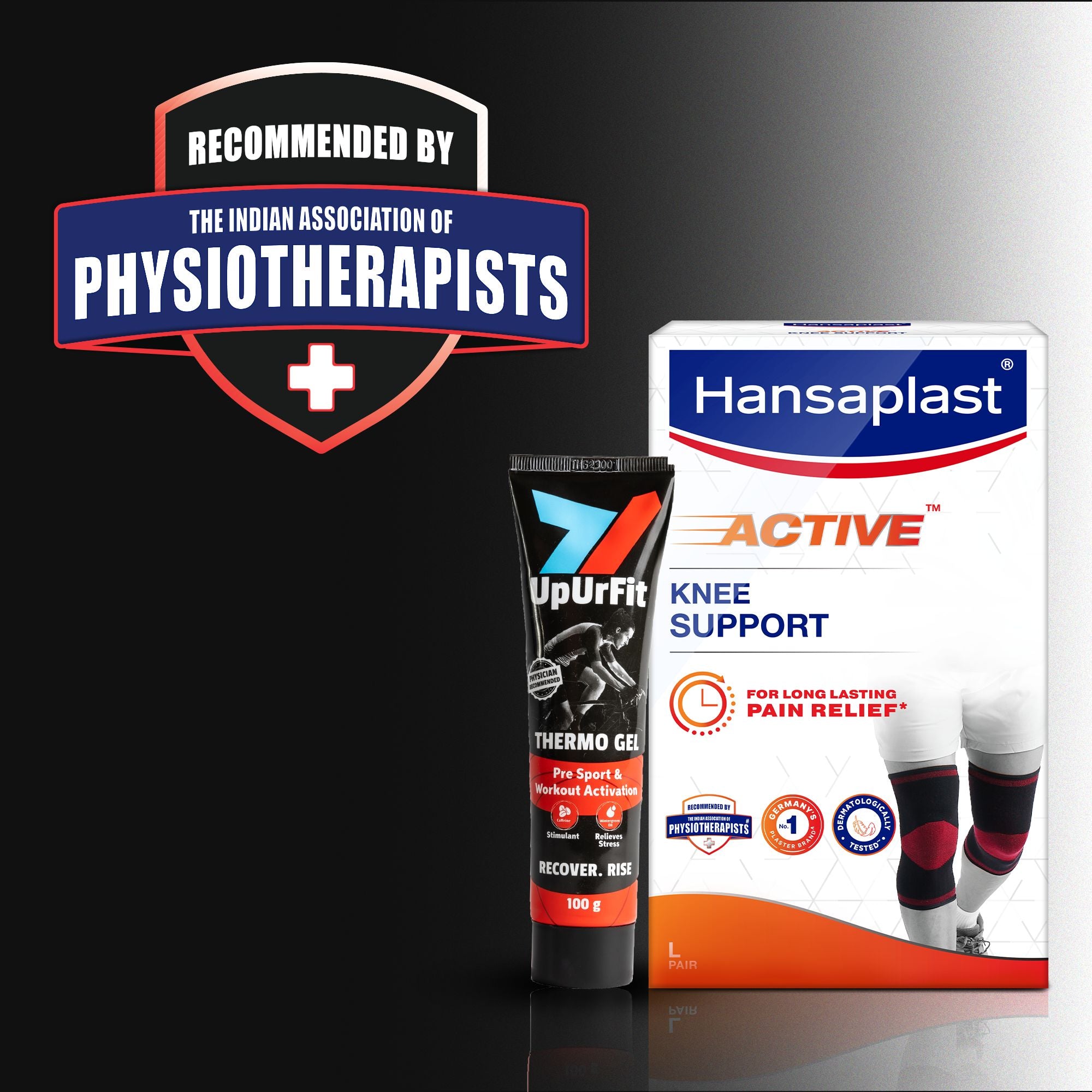 Knee Power Pack (Thermo Gel + Knee Support)