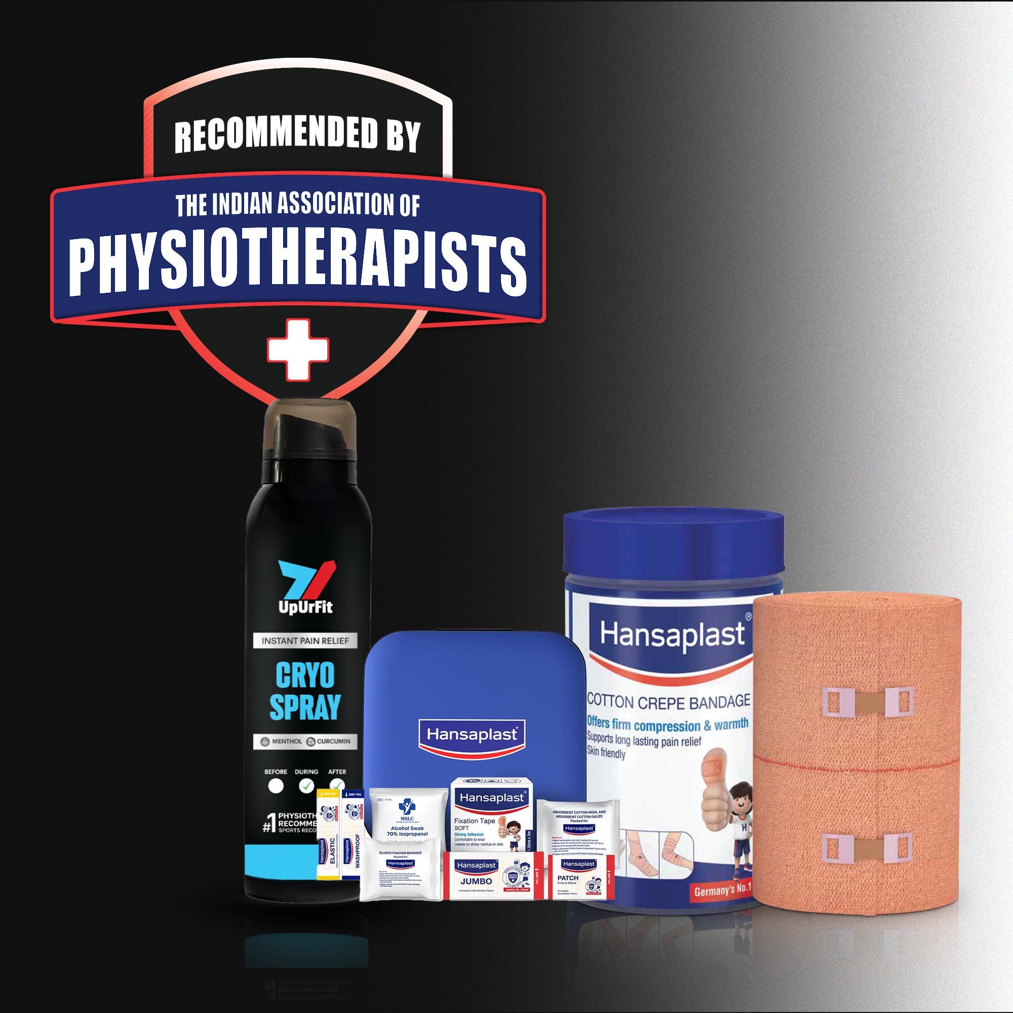 Athlete's Rescue Kit (Cryo Spray + First Aid Kit)