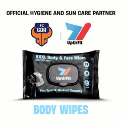 XXXL Body & Face Wipes, 10 wipes | Post Sport and Workout Cleansing