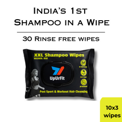 XXL Shampoo Wipes - 10 wipes x 3| Rinse-free Shampoo experience