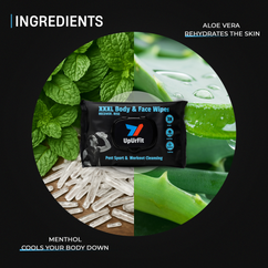 XXXL Body & Face Wipes - 30 Wipes (10 x 3)