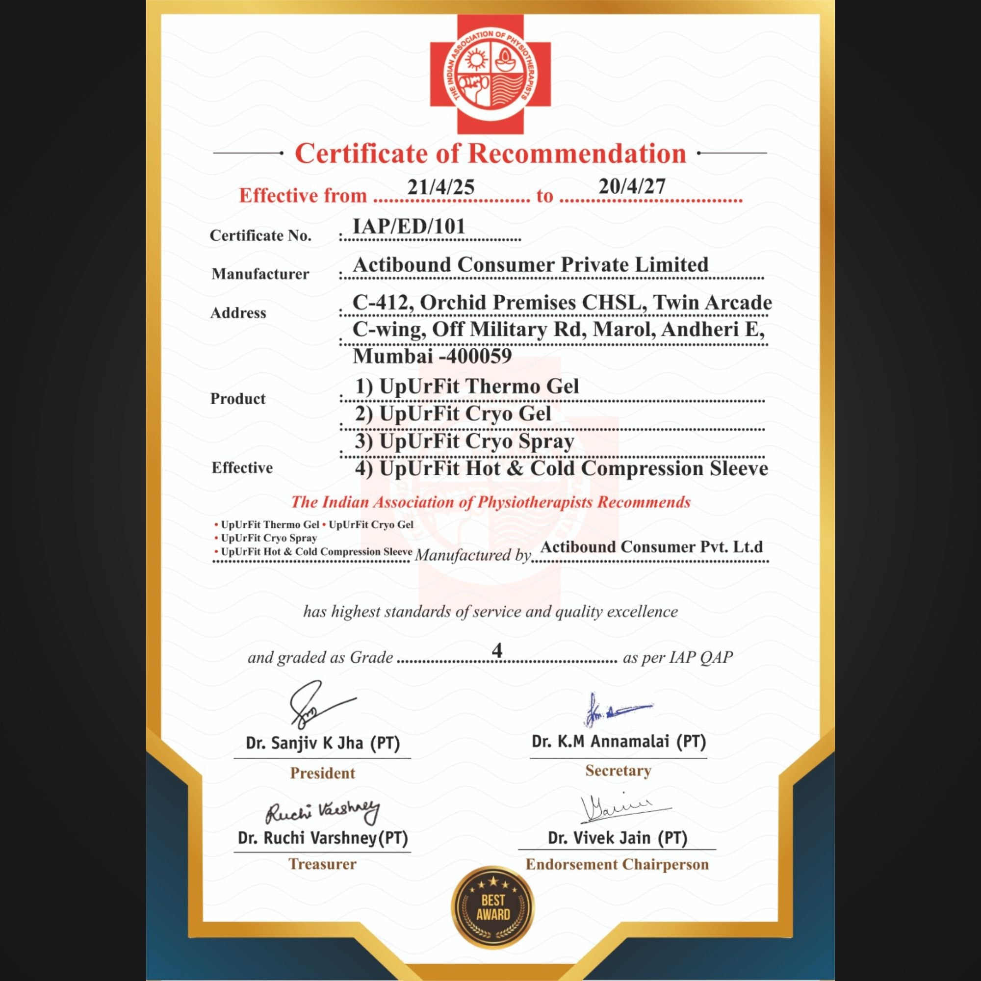 Thermo Gel - Pre Workout - for Stiffness & Pain Relief - Heat Therapy