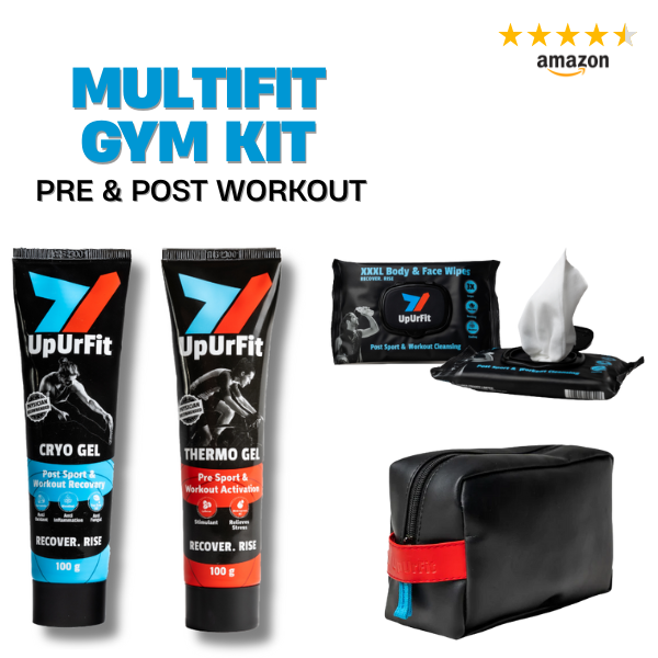 Gym Kit (Thermo Gel, Cryo Gel, 3XL Body Wipes) + Premium Pouch Free!