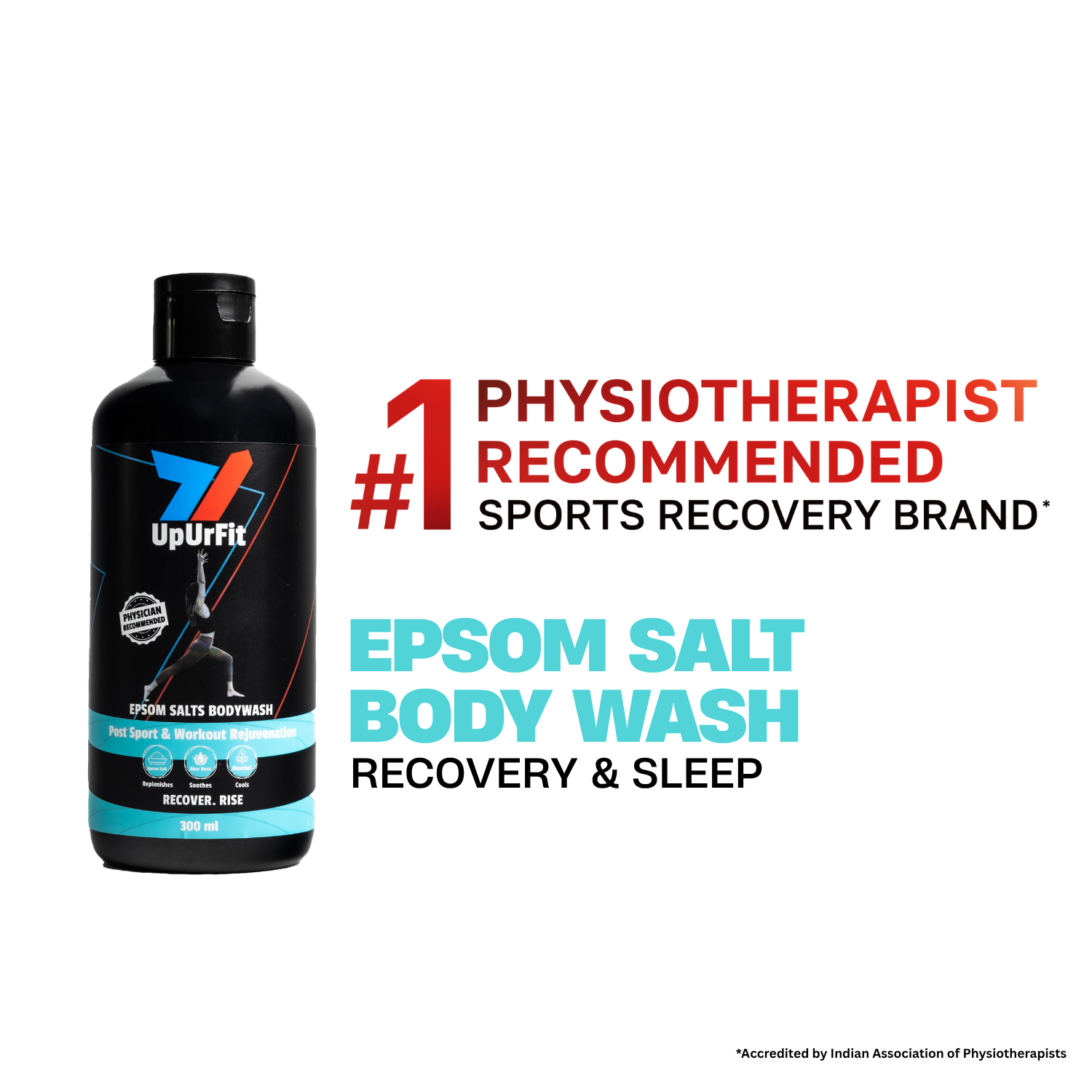 Epsom Salts Body Wash 300ml | Magnesium Recovery