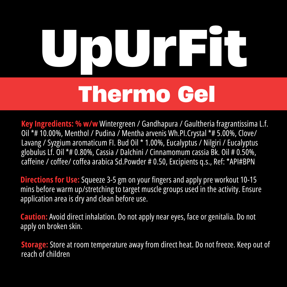 Thermo Gel | Pre-Workout | Pre-Sport | Muscle Activation